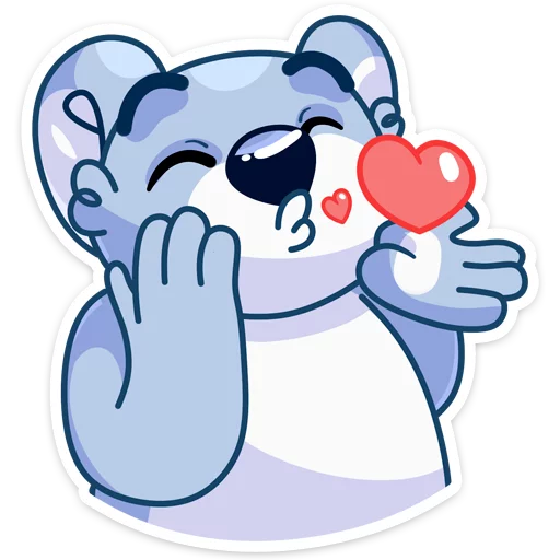 😘 Стикер «Кто тепло и радость дарит?» для Telegram