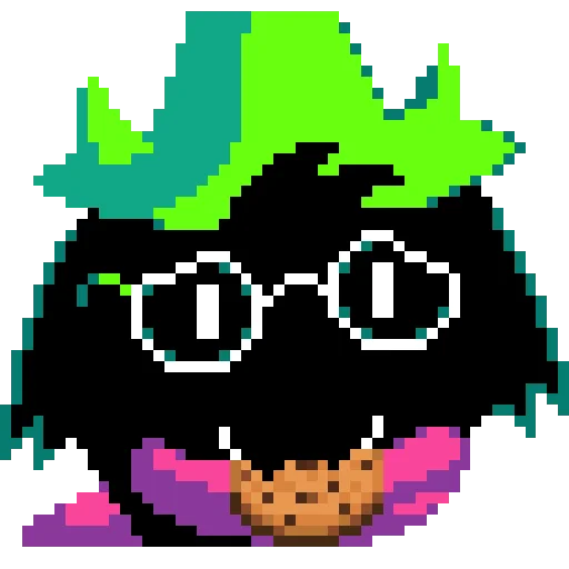 🍪 Стикер «Dark Ralsei» для Telegram