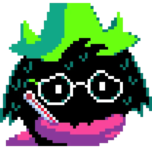 🤒 Стикер «Dark Ralsei» для Telegram