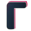 🤩 Эмодзи «Темный шрифт с розовой обводкой» для Telegram
