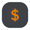 💲 Эмодзи «Dark icon - иконки для оформления» для Telegram