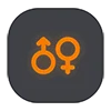 ⚧️ Эмодзи «Dark icon - иконки для оформления» для Telegram