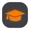 🏫 Эмодзи «Dark icon - иконки для оформления» для Telegram