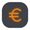 💶 Эмодзи «Dark icon - иконки для оформления» для Telegram