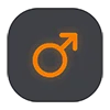 👨 Эмодзи «Dark icon - иконки для оформления» для Telegram