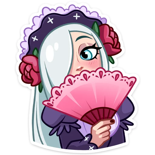 🫣 Стикер «Темная Леди» для Telegram