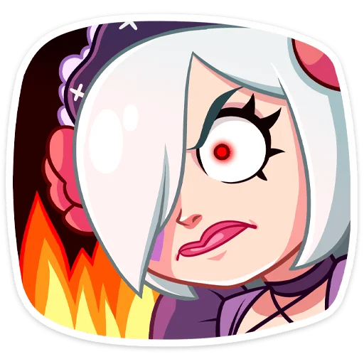 😠 Стикер «Темная Леди» для Telegram