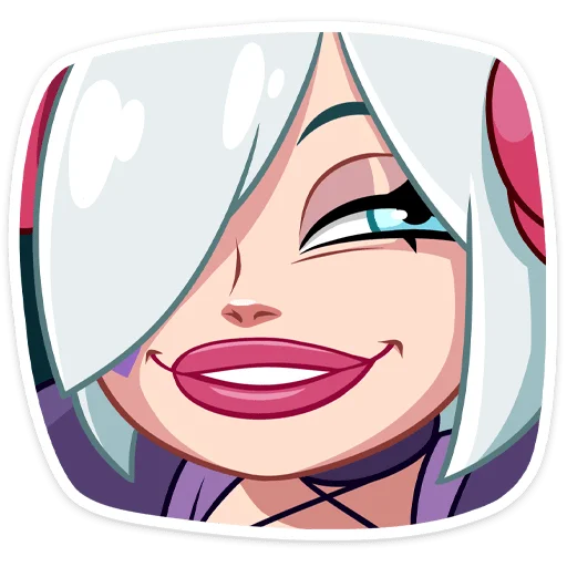 😄 Стикер «Темная Леди» для Telegram