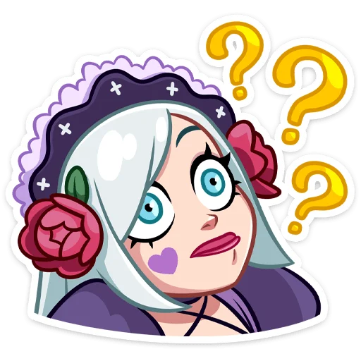 🤨 Стикер «Темная Леди» для Telegram