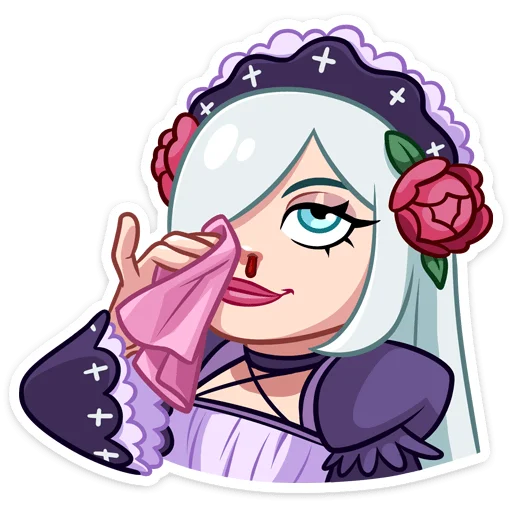 🫢 Стикер «Темная Леди» для Telegram