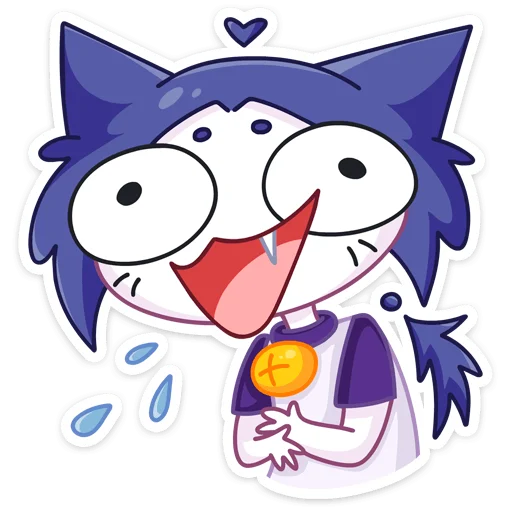 Стикерпак Тёмная Милшу для Telegram — скачать