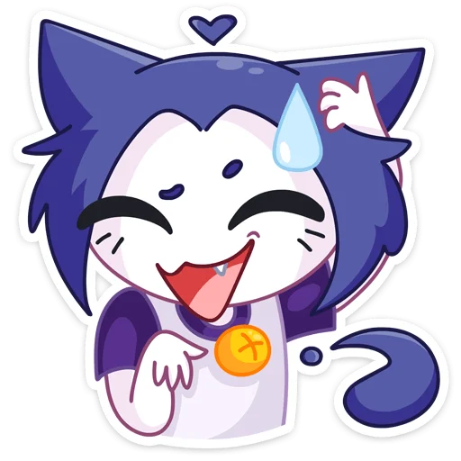 😅 Стикер «Тёмная Милшу» для Telegram
