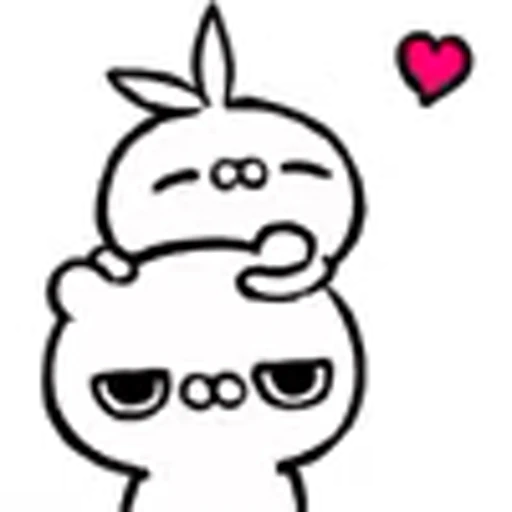 ❤️ Эмодзи «Darkness Bunny» для Telegram