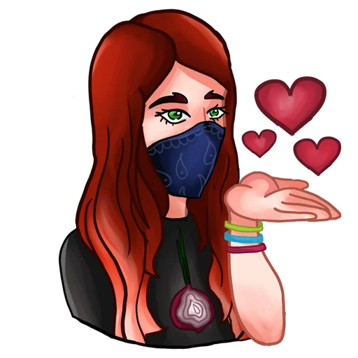 😘 Стикер «darknetia» для Telegram