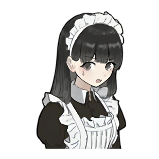 😟 Стикер «Maiden tyan» для Telegram