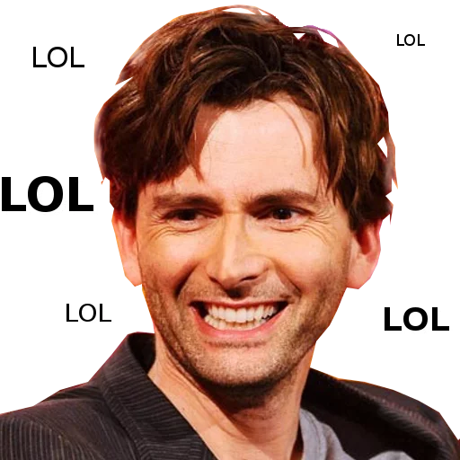 😀 Стикер «David Tennant» для Telegram