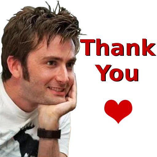 😊 Стикер «David Tennant» для Telegram