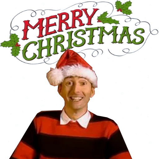 🎅 Стикер «David Tennant» для Telegram