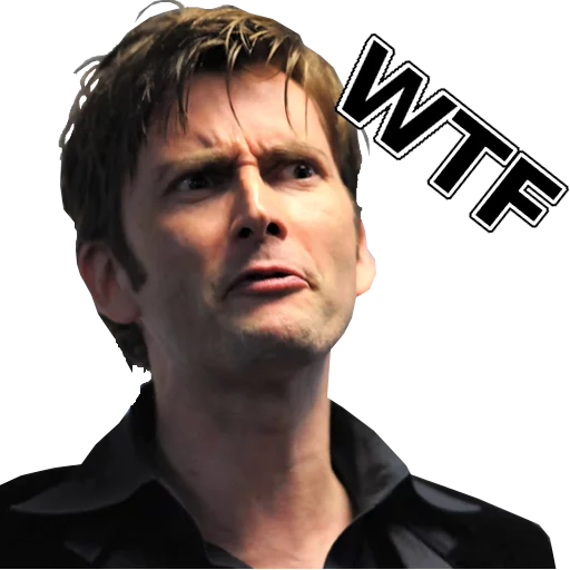 😳 Стикер «David Tennant» для Telegram