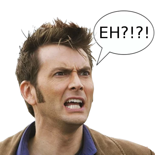 😲 Стикер «David Tennant» для Telegram