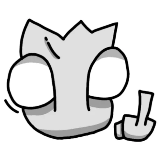 🖕 Стикер «Daymon V2» для Telegram