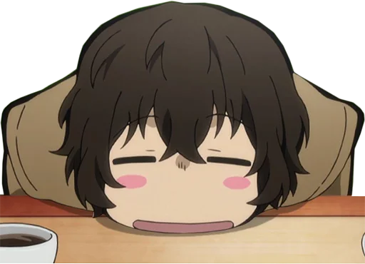 ☺️ Стикер «Дазай Осаму / Osamu Dazai» для Telegram