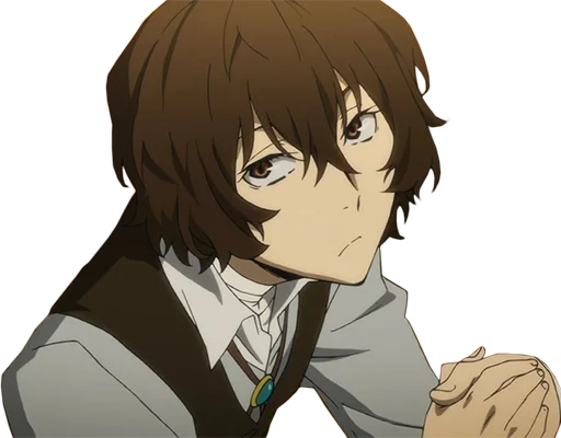 Стикерпак Дазай Осаму / Osamu Dazai для Telegram — скачать