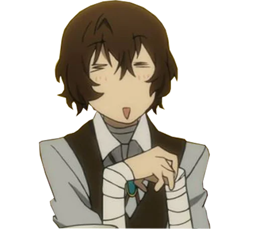 ☺️ Стикер «Дазай Осаму / Osamu Dazai» для Telegram