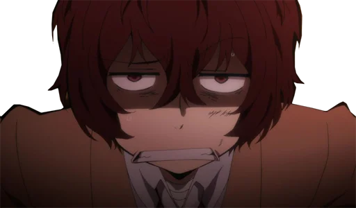 😡 Стикер «Дазай Осаму / Osamu Dazai» для Telegram