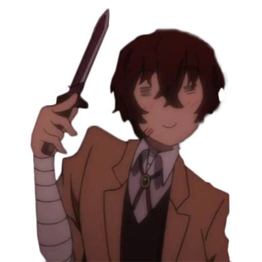 🤪 Стикер «Дазай Осаму / Osamu Dazai» для Telegram