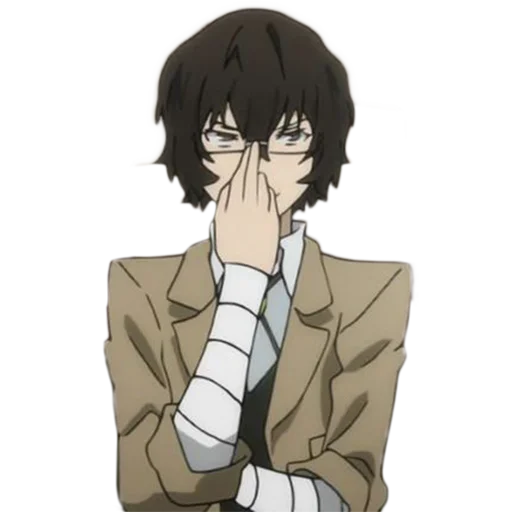 🤓 Стикер «Дазай Осаму / Osamu Dazai» для Telegram