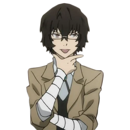 😛 Стикер «Дазай Осаму / Osamu Dazai» для Telegram