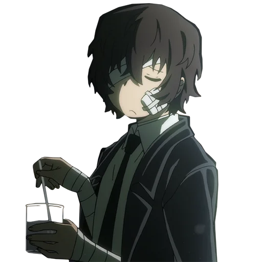 😌 Стикер «Дазай Осаму / Osamu Dazai» для Telegram