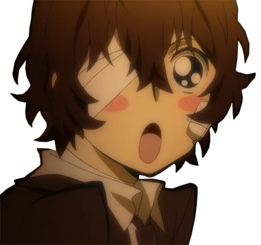 😲 Стикер «Дазай Осаму / Osamu Dazai» для Telegram