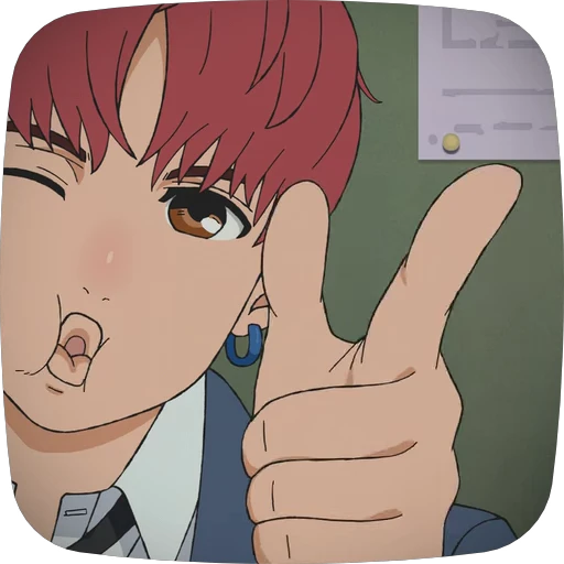👈 Стикер «Jin Enjoji Dandadan» для Telegram