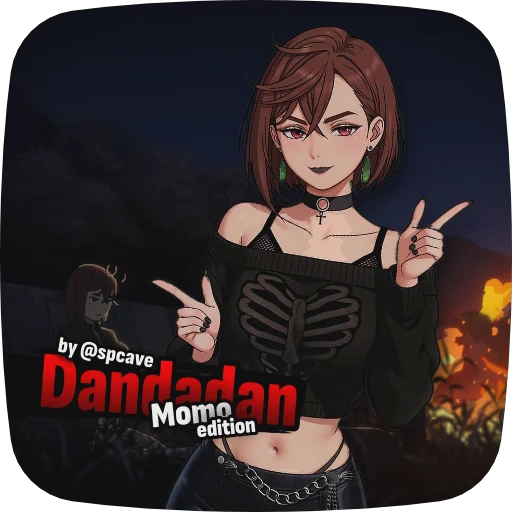 Стикерпак Momo Ayase Dandadan для Telegram — скачать