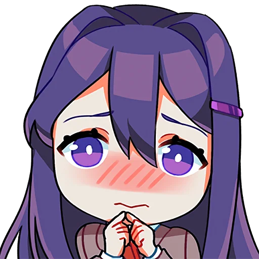 😖 Стикер «DDLC Team Salvato» для Telegram