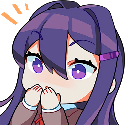 😨 Стикер «DDLC Team Salvato» для Telegram