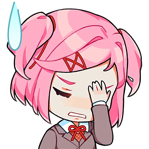 😥 Стикер «DDLC Team Salvato» для Telegram