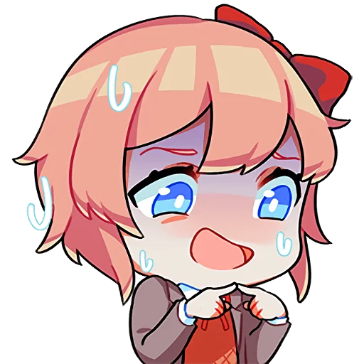 😥 Стикер «DDLC Team Salvato» для Telegram