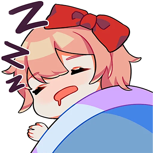😴 Стикер «DDLC Team Salvato» для Telegram