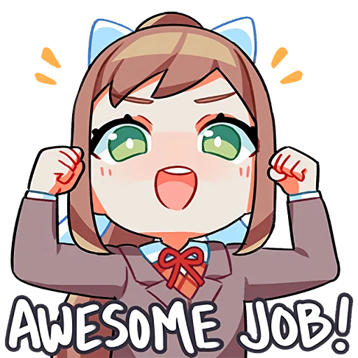 😎 Стикер «DDLC Team Salvato» для Telegram