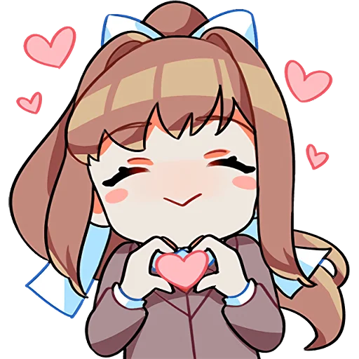 ❤️ Стикер «DDLC Team Salvato» для Telegram