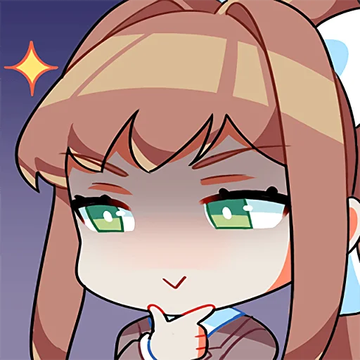 🤔 Стикер «DDLC Team Salvato» для Telegram