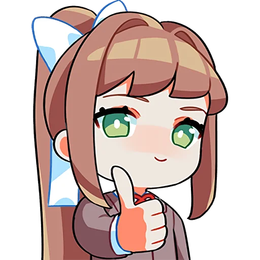 👍 Стикер «DDLC Team Salvato» для Telegram