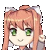 🤚 Эмодзи «Ddlc Animemotes» для Telegram