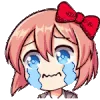 😭 Эмодзи «Ddlc Animemotes» для Telegram