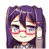 🤓 Эмодзи «Ddlc Animemotes» для Telegram