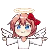 😇 Эмодзи «Ddlc Animemotes» для Telegram