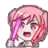 🔦 Эмодзи «Ddlc Animemotes» для Telegram